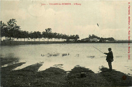 Villars Les Dombes * Vue Sur L'étang * Pêche à La Ligne Pêcheur - Villars-les-Dombes