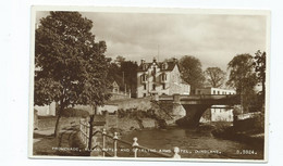 Scotland Postcard Rp Dunblane Allan Water Stiling Arms Hotel Rp Unused - Stirlingshire