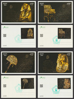 Egypt - 2022 - 4 Cards - TUTANKHAMUN Tomb Discovery Centennial - Egyptologie