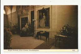 Angleterre England Hampshire Southampton Royal Portrait Tableau Reine Queen  Civic Centre - Southampton