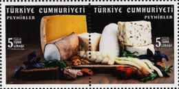 Turkey - 2022 - Traditional Turkish Cheese - Mint Stamp Set - Neufs