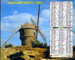 Almanach PTT - Oberthur - Yvelines - 1980 - Grand Format : 1971-80