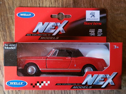 1 Voiture Welly Nex -  Auto, Voiture - Peugeot 404 Cabriolet - Autres & Non Classés