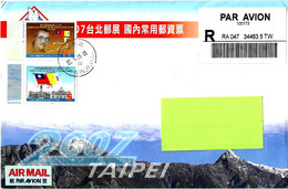 CINA CHINA - 2015 Raccomandata Per Italia Con Francobolli 2002 Relazioni Diplomatiche Santa Sede + Altri 3 Retro - 17045 - Storia Postale