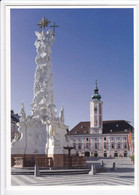 NÖ Ak St.Pölten, Rathausplatz Mit Dreifaltigkeitssäule, Landeshauptstadt Niederösterreich Ansichtskarte - St. Pölten