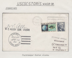 Arctic USA USCGC Storis  Cover Signature Ca Storis APR 72 (date Is Written) (ZB173B) - Arctic Expeditions