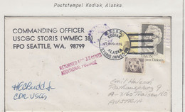 Arctic USA USCGC Storis  Cover Signature Ca Kodiak 17 AUG 1991 (date Is Written) (ZB173C) - Expéditions Arctiques