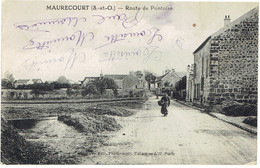 CPA FRANCE 78 YVELINES MAURECOURT - Route De Pontoise - 1921 - Maurecourt