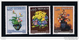 FLEURS/BLOEMEN - Y&T : 948/950 - 1973*** - Altri & Non Classificati