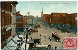 WILLIAMSPORT, PA - Market Square Looking E. - Other & Unclassified