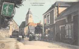 La Chapelle Gaugain          72        Une Rue . Vue Prise Du Château         (voir Scan) - Autres & Non Classés