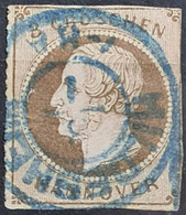 HANNOVER 1861 - Blue Cancel - Mi 19 - 3g - Hannover