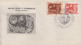 Enveloppe  FDC  1er  Jour    ROUMANIE   Mois  De  L' Amitié  Roumano - Soviétique   1951 - FDC