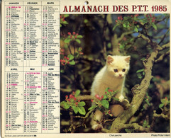 Almanach PTT - Jean Cartier-Bresson - 1985 - Yvelines - Grand Format : 1981-90