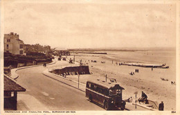 CPA Royaume Unis - Angleterre - Somerset - Promenade And Paddling Pool - Burnham On Sea - Sunny South Series -Oblitérée - Sonstige & Ohne Zuordnung