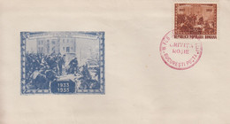 Enveloppe  FDC  1er  Jour    ROUMANIE   20éme  Anniversaire  Des  Gréves  De  GRIVITA   1953 - FDC