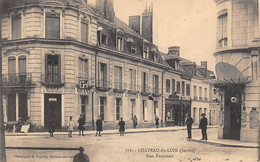 Château Du Loir          72        Rue Nationale Et  Grand Hôtel            (voir Scan) - Chateau Du Loir