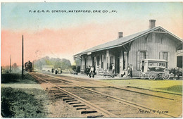 WATERFORD  ERIE, PA - P. & E.R.R. Station - Other & Unclassified