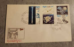 CAMBODIA SPECIAL COVER  ENVELOPPE SPACE - Asie