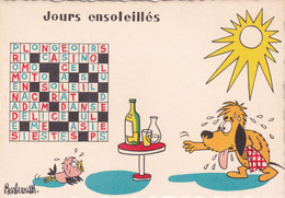 Illustrateur Barberousse  - Jourrs Ensoleillés - Grille De Mots Croisés - Barberousse