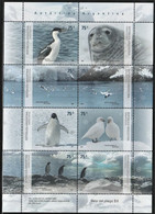 Argentina 2007 Mini-sheet Complete Set Alluding To Antarctica South Pole Fauna Bird Seal Pinguin Mint - Fauna Antartica