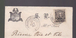 Une Lettre  Départ Brésil Année 1907   Destination France Lyon - Briefe U. Dokumente
