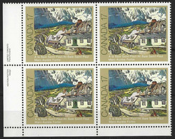 CANADA...QUEEN ELIZABETH II...(1952-22..).." 1981.."...MINI SHEET.......SG1011........IMPRINT X BLOCK OF 4......MNH. - Unused Stamps