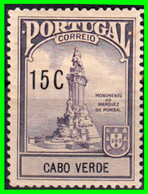 CABO VERDE - PORTUGAL… ( AFRICA ) SELLO  AÑO 1925 - Africa Portuguesa