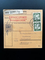GERMANY 1963 PARCEL CARD SCHWAIGERN TO FREUDENSTADT 25-11-1963 DUITSLAND DEUTSCHLAND - Covers & Documents