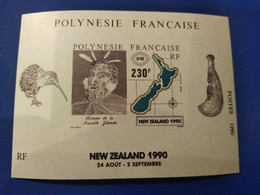 POLYNESIE BF N°17**Nouvelle Zélande 1990 - Blocks & Sheetlets