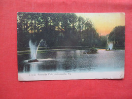 Rotograph. Riverside Park.  O Jacksonville   Paper Residue On Back.  Florida > .     Ref 5853 - Jacksonville