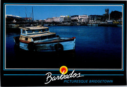 (3 M 25) Barbados - Picturesque Bridgetown (with Fishing Boat) - Barbades