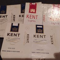 Lote 3 Marquillas De Cigarrillos Kent - Origen: USA - Contenitori Di Tabacco (vuoti)