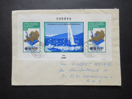 Ungarn 1974 Block Europa Pax Genf Auslandsbrief Budapest - Leverkusen - Cartas & Documentos