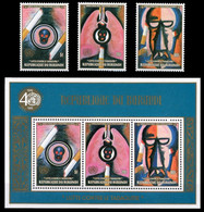 Burundi - 963/965 + BL125 - Lutte Contre Le Tabagisme - 1990 - MNH - Nuevos