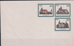 DDR GDR RDA - Sonderumschlag Burgen (MiNr: U 2) 1985 - Wie Ausgegeben - Covers - Mint