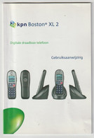 KPN Gebruiksaanwijzing Telefoon- Téléphone Boston XL 2 - Téléphonie