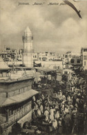 Saudi Arabia, JEDDAH DJEDDAH جِدَّة, Bazar, Market Place, Mosque Islam (1909) - Arabie Saoudite