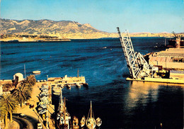 83 - La Seyne Sur Mer - Le Port, Le Pont Basculant - Au Fond, Toulon - La Seyne-sur-Mer