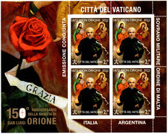 2022 - Vaticano 1923 Don Orione   -   Minifoglio  ++++++++++ - Neufs