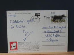 101/325  CP EIRE  1987 POUR LA BELG. - Storia Postale