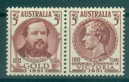 Australie 1951 - Y & T N. 181/82 - Anniversaires (Michel N. 213/14) - Mint Stamps