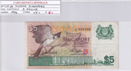 SINGAPORE 5 DOLLARS 1976 P10 - Singapour