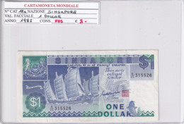 SINGAPORE 1 DOLLARS 1987 P18A - Singapour