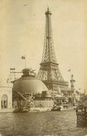 Paris 7ème * Carte Photo * La Tour Eiffel Pendant Exposition Universelle - Arrondissement: 07