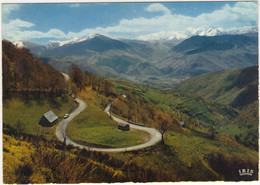 Le Col D'Aspin (1489 M) - La Grande Boucle  'Le Fer à Cheval'  - (France) - Campan