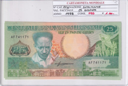 SURINAME 25 GULDEN 1988 P132B - Surinam