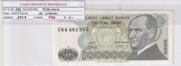 TURCHIA 10 LIRASI 1979 P192 - Turquie