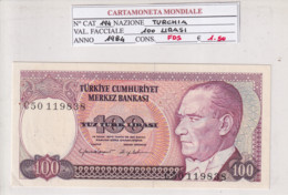 TURCHIA 100 LIRASI 1984 P194 - Turquie