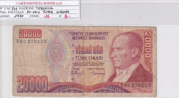 TURCHIA 20'000 LIRASI 1970 P201 - Turquie